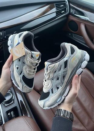 Кроссовки asics gel-nyc grey