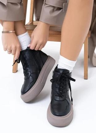 Ботинки маломерки цвет черный размер 36 fi_008831