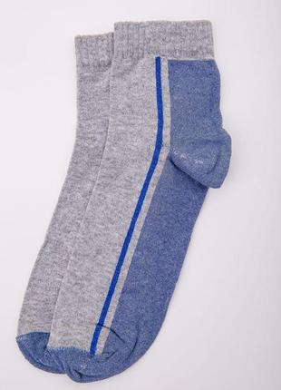Чоловічі шкарпетки середньої довжини, кольори джинс, 167r314