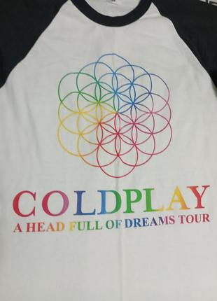 Лонгслів cold play a head full of dreams logo 2016