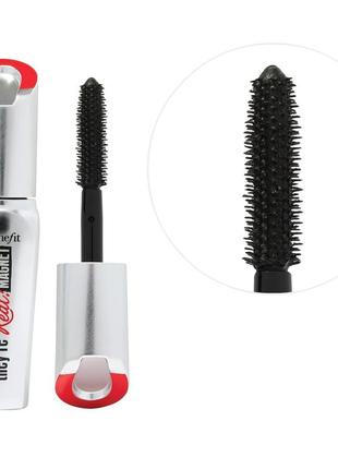 Ультраподовжуюча туш для вій benefit cosmetics they're real! magnet extreme lengthening mascara 4.53 г1 фото