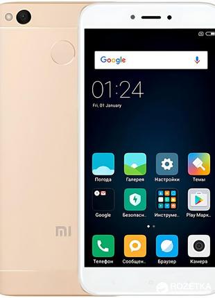 Смартфон xiaomi redmi 4x 3/32gb gold 5" ips fullhd 2sim 13 мп a-gps 4g