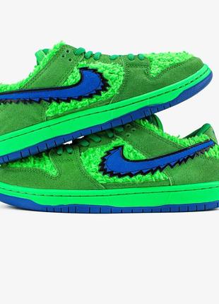 Мужские кроссовки nike sb dunk low grateful dead bears green 41-42-43-44-45