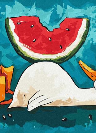 Картина за номерами 40х50 на дерев'яному підрамнику "кавуновий рай © annart" bs54026