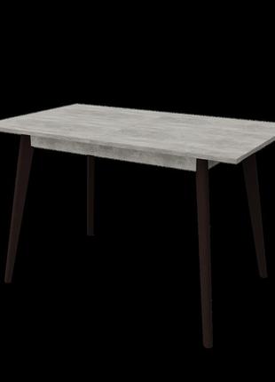 Розкладний стіл неман бон 1180х680 бетон/венге