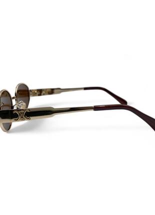 Сонцезахисні окуляри овальна метал3 фото