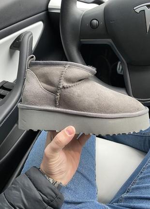 Ugg ultra mini platform grey 38