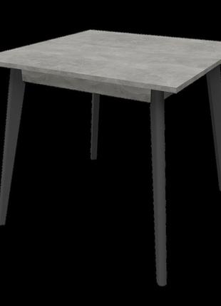 Стол обеденный неман бон 780х780 бетон/серый