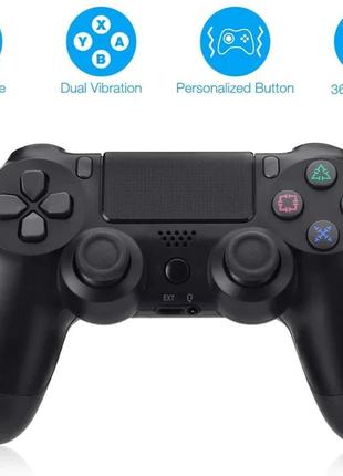 Джойстик playstation 4 double shock 4 wireless controller геймпад плейстейшн 4 черный