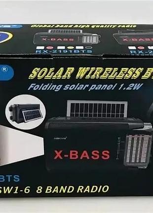 Радіоприймач golon rx-2191bts сонячна панель