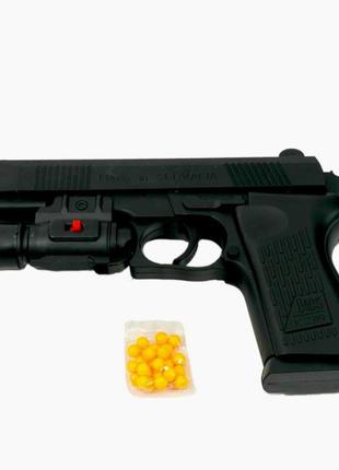 Іграшка пістолет на батарейках з кульками  арт: к2119-с