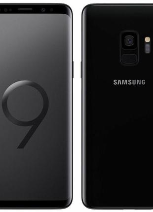 Смартфон samsung galaxy s9 sm-g960 4/64gb black dual sim  (sm-g960fd) 2сим super amoled 5.8"  8ядер 12мп