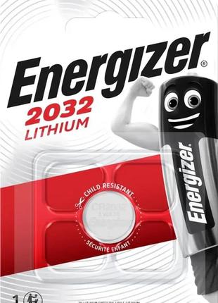 Батарейки energizer літієві cr2032 блістер, 1 шт