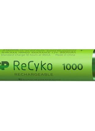 Акумулятори gp recyko+, r03, aaa, 950 mah ціна за 4 шт