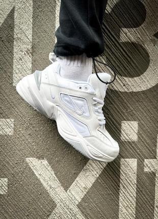 Мужские кроссовки nike m2k tekno white grey 45