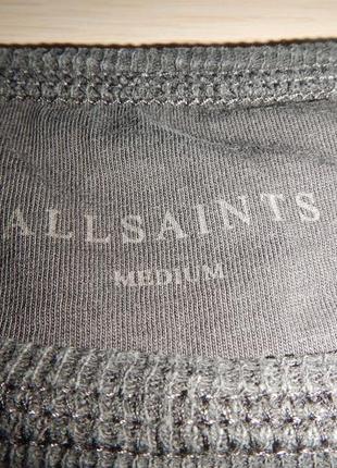 Лонгслів allsaints p.m 100% бавовна6 фото