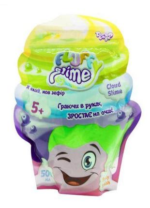 Слайм fluffy slime укр 500 г зелений