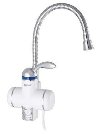 Водонагрівач електричний проточний zerix elw01-f 3.6 квт zx3076