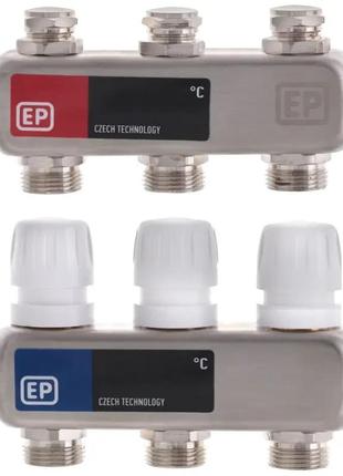 Колектор для системи опалення europroduct 3 контури 1"/3/4" ep.s1100 ep4990
