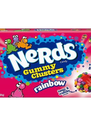 Цукерки нердс желе в драже nerds gummy clusters candy 85г