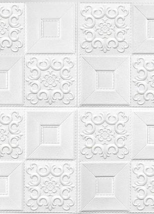 Самоклеющаяся декоративная потолочно-стеновая 3d панель фигуры 700x700x5мм (114) sw-00000006