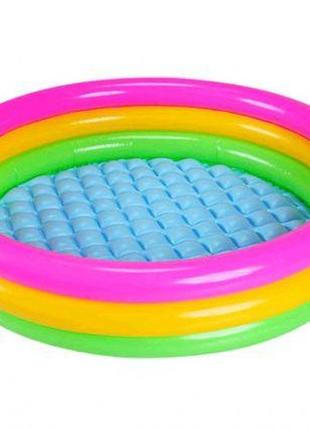 Дитячий надувний басейн "кольори заходу"