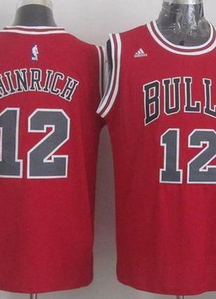Баскетбольная джерси adidas chicago bulls #12 kirk hinrich basketball jersey in size xxl