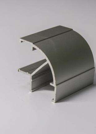 Алюминиевый профиль угловой для эконом-панелей, торгового оборудования, колон под 16 мм дсп. экостар 3192 4 м