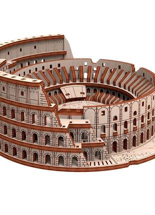 Колізей у стародавньому римі конструктор механічний дерев'яний 3d