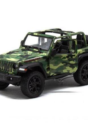 Машинка kinsmart "jeep wrangler camo edition" (зелений)