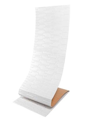 Самоклеющаяся 3d панель белая кладка 19600х700х5мм sw-00001335