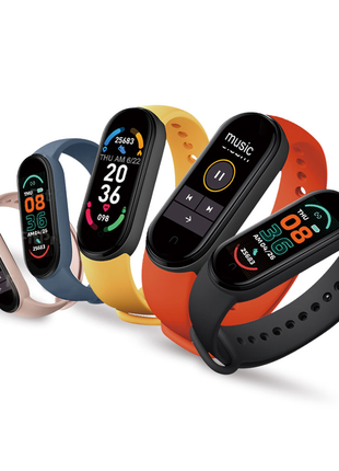 Фітнес браслет fitpro smart band m6 (смарт годинник, пульсоксиметр, пульс). ws833872 фото