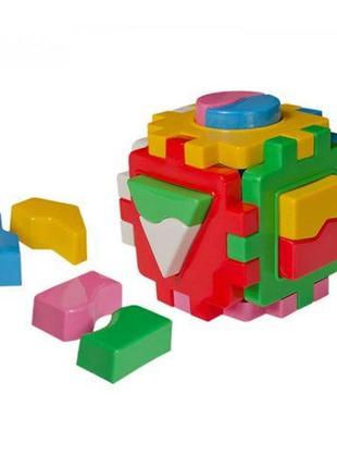 Іграшка куб "розумний малюк логіка 1 технок" (сортер)