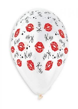 Кулька латексна "поцілунок", 50 шт.