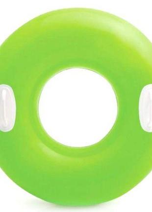 Надувний круг для плавання (зелений)