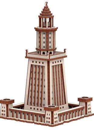 Александрійський маяк механічна дерев'яна 3d-модель