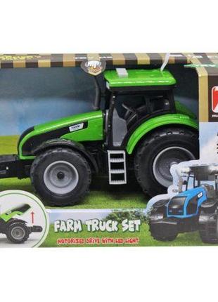 Інерційна іграшка "трактор", зелений