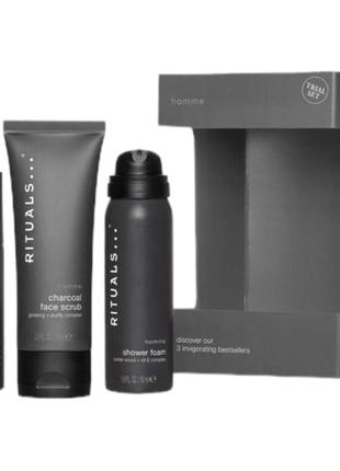 Подарунковий набір для чоловіків rituals homme trial set