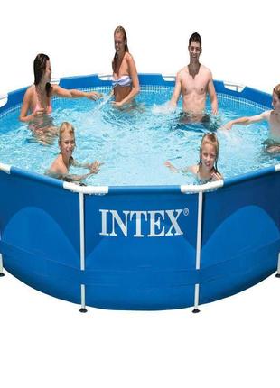 Басейн каркасний intex круглий 366x76 см 28210