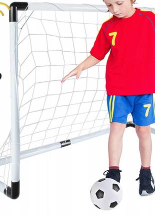 Футбольные ворота детские с мячом и насосом trizand (23459)