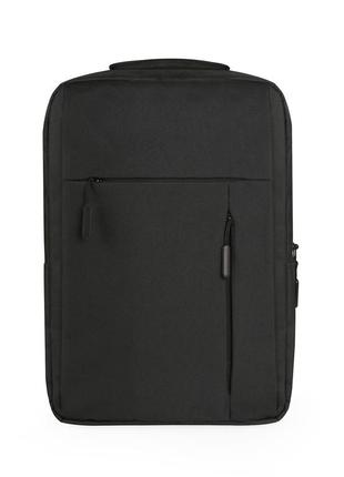 Черный рюкзак для ноутбука trek 19л, 15,6 дюйма. цвета в наличии серый, чорный, синий. tm discover