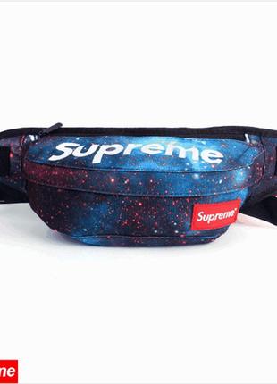 Поясна сумка supreme (космос) сумка на пояс