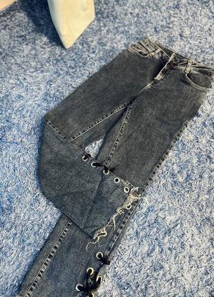 Шикарні джинси-кльош xs/xxs ❤️‍🔥