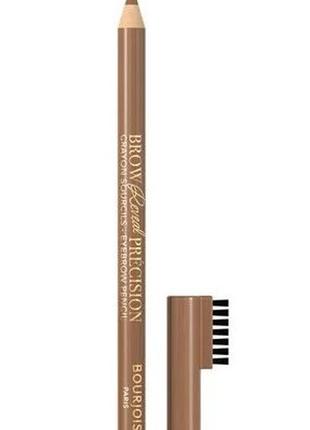 Карандаш для бровей bourjois brow reveal precision eyebrow pencil со щеточкой 002 soft brown, 1.4 г