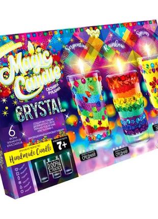Набір для виготовлення свічок "magic candle crystal" danko toys mgc-02-01