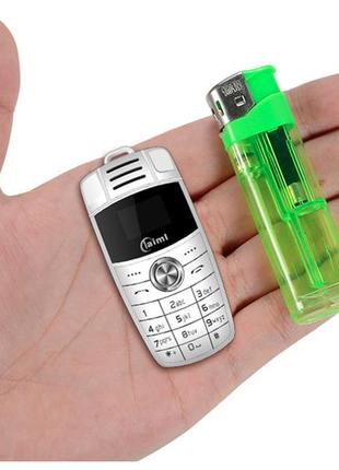 Міні мобільний маленький телефон laimi bmw x6 (2sim) white