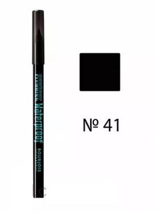 Олівець для очей bourjois countour clubbing водостійкий № 41 чорне вугілля, 1.2 г