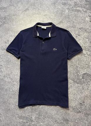 Lacoste black поло футболка