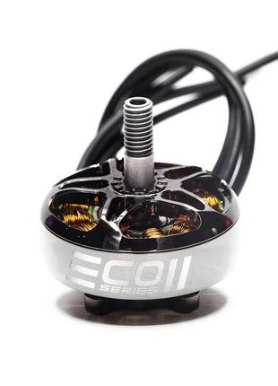 Безколекторний fpv двигун emax eco ii 2807 1300kv grey. мотор для коптера дрону