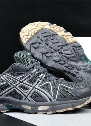 Мужские кроссовки asics gel kahana 8 серые кроссовки асикс гель кахана легкие кросы на лето для бега